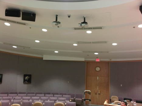 Council Chambers with Dual Projection 
